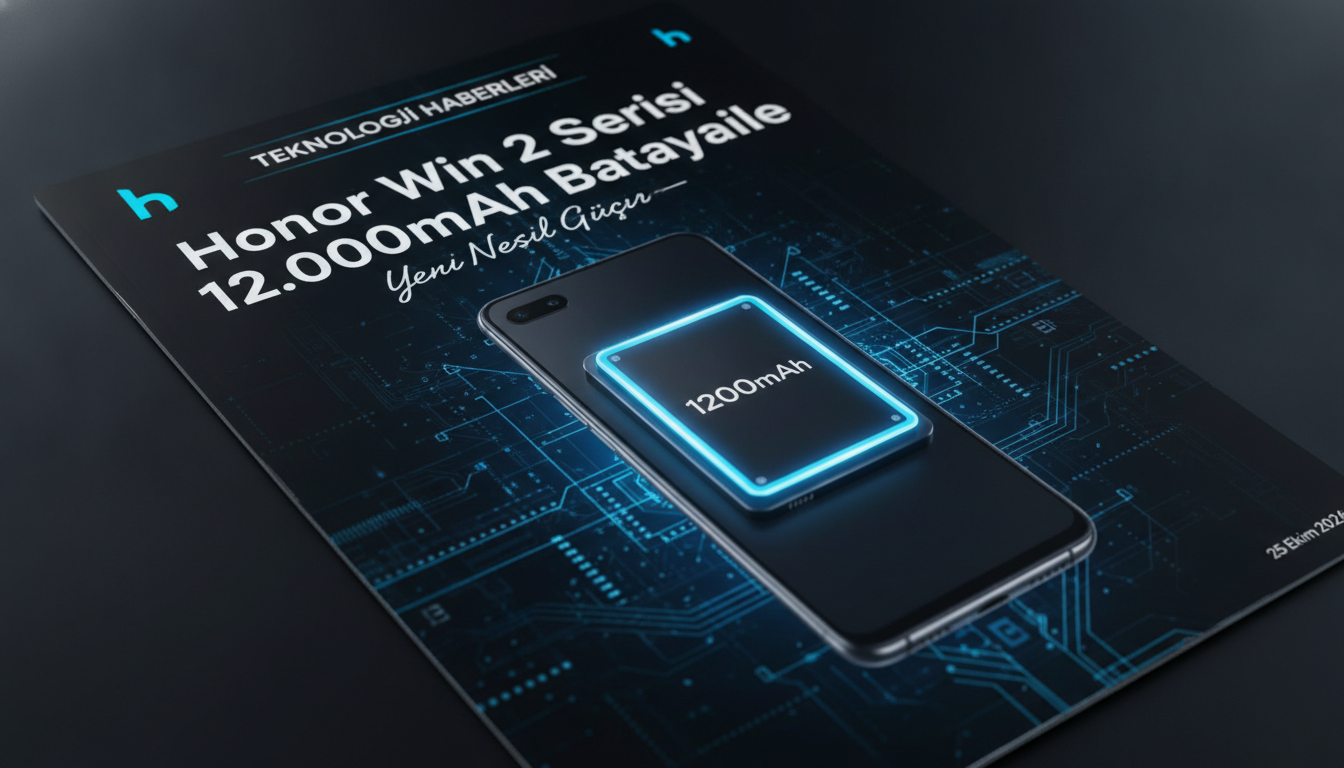 Honor Win 2 Serisi 12.000mAh Batarya ile Geliyor