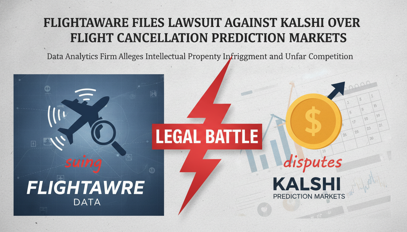 FlightAware sues Kalshi over flight cancellation prediction markets