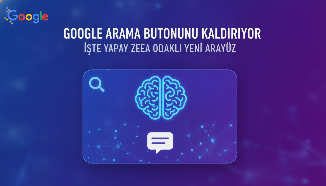 Google Arama Butonunu Kaldırıyor: İşte Yapay Zeka Odaklı Yeni Arayüz