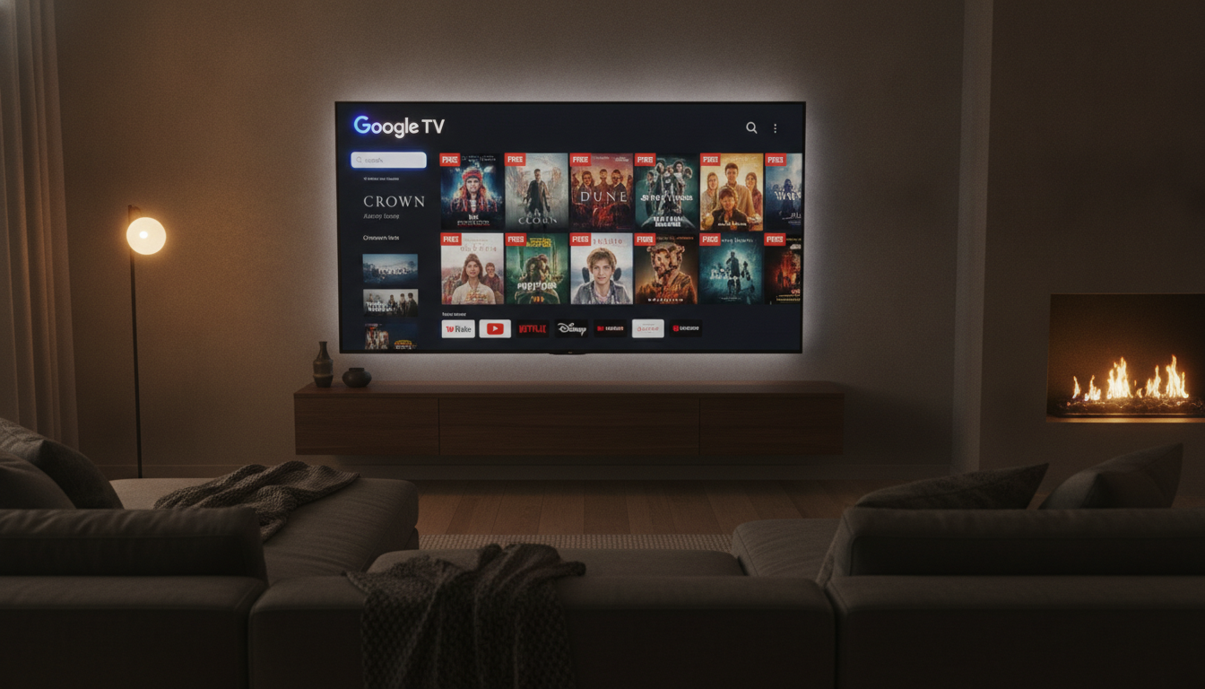 Google TV Freeplay Kütüphanesine 10 Binden Fazla Ücretsiz İçerik Ekledi