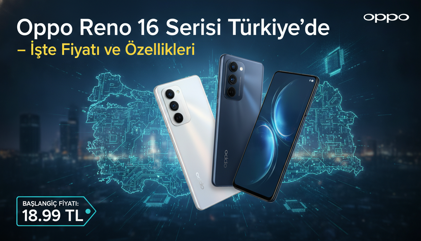 Oppo Reno 16 Serisi Türkiye’de – İşte Fiyatı ve Özellikleri