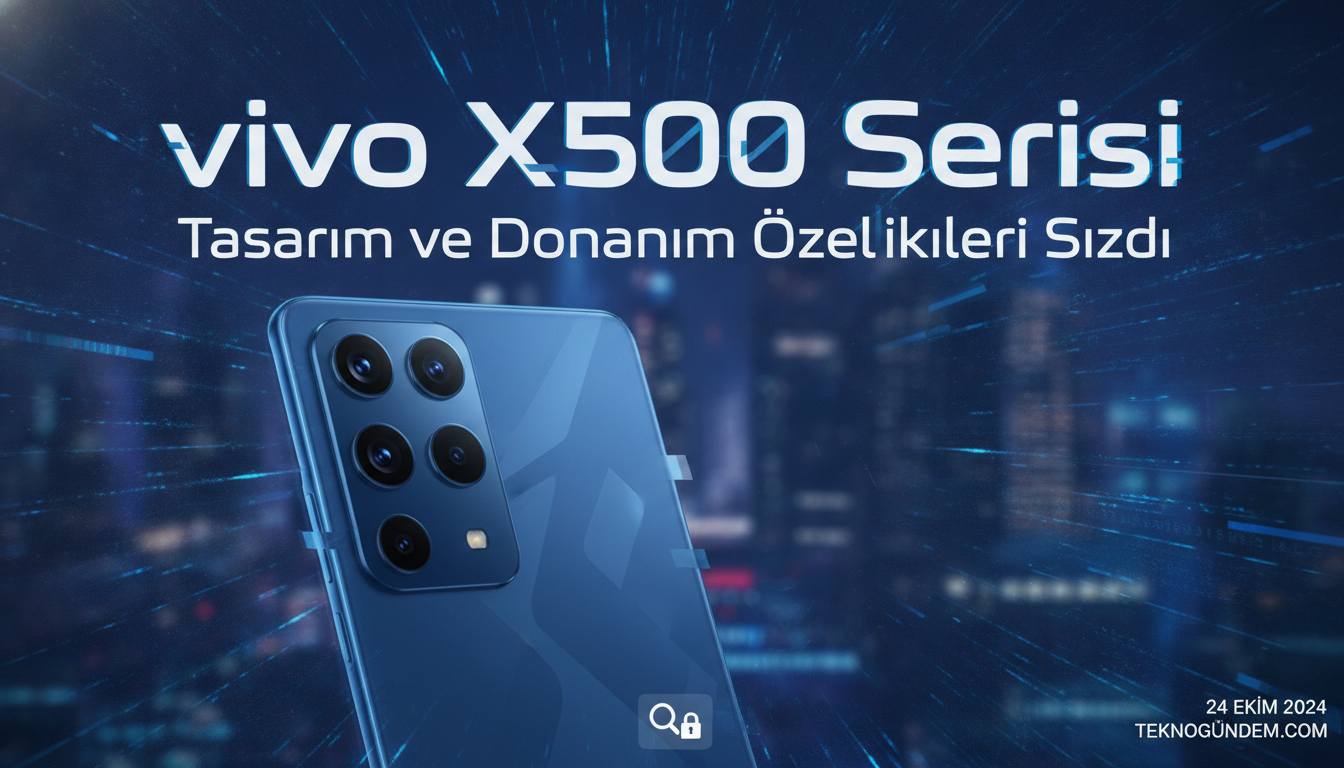 vivo X500 Serisi Tasarım ve Donanım Özellikleri Sızdı