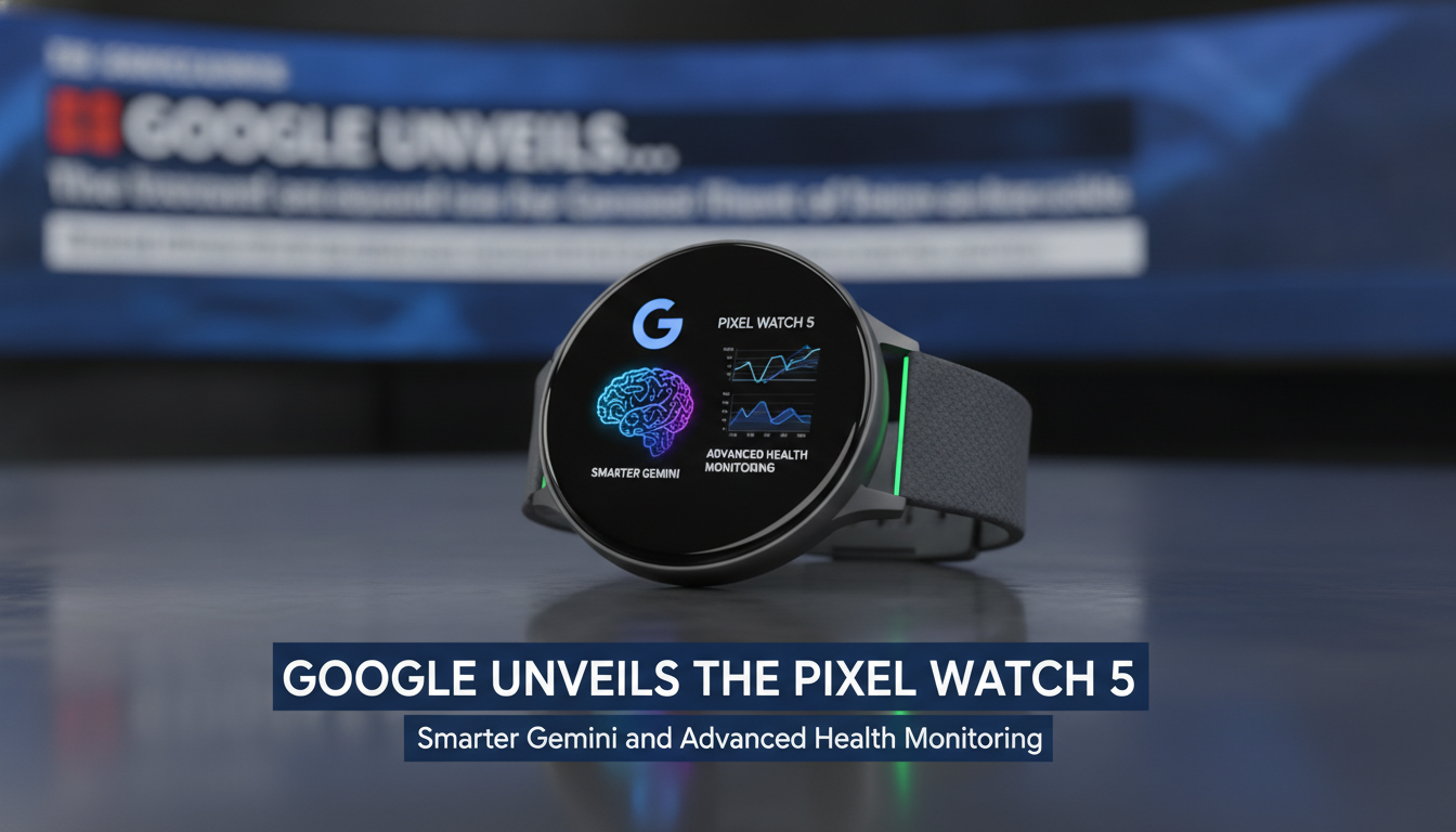 Google unveils the Pixel Watch 5 with a smarter Gemini and advanced health monitoring