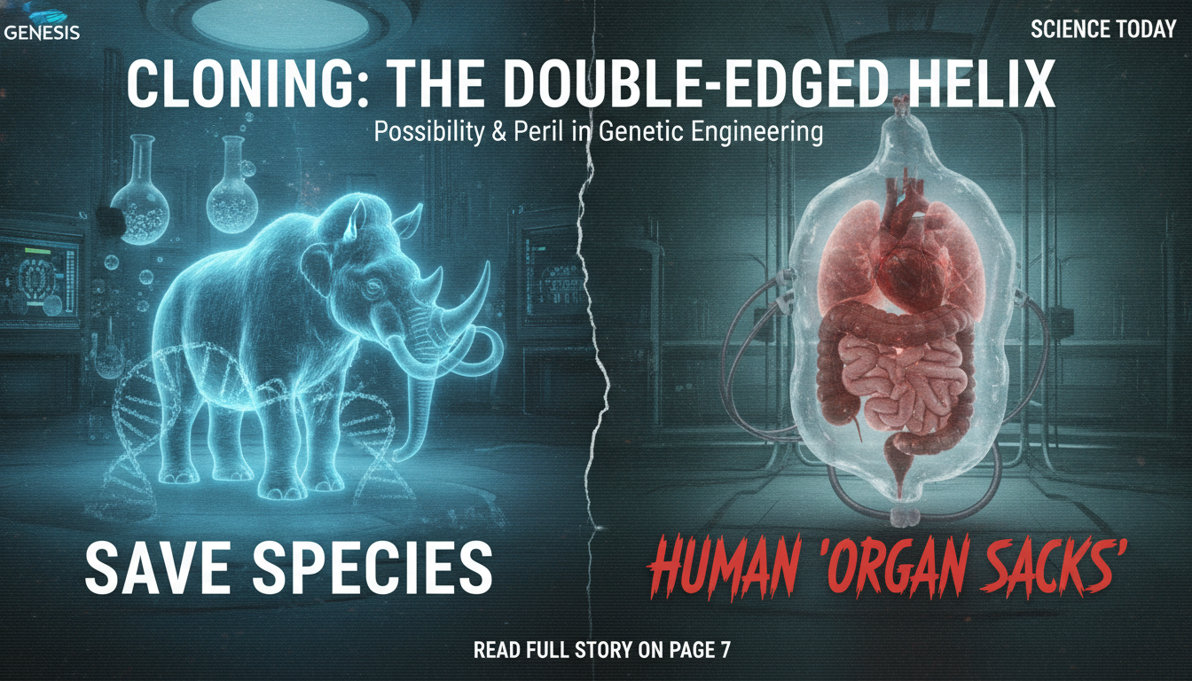Cloning could be used to save species—or make human “organ sacks”