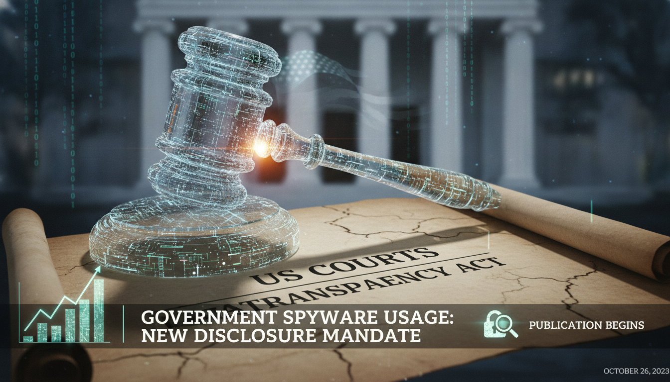 US courts will start publishing how often the government uses spyware