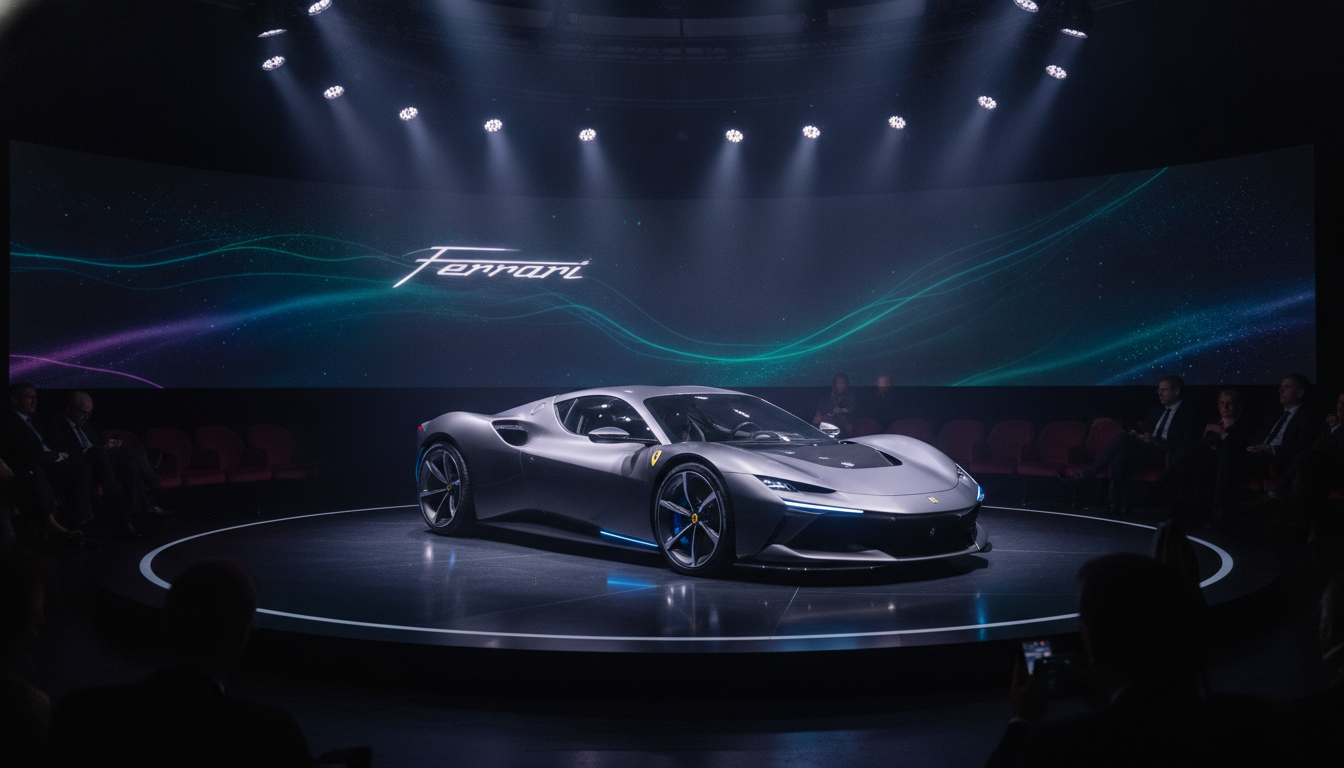 Ferrari'nin İlk Elektrikli Otomobili Luce, Açık Artırmada 40 Milyon Dolara Satılarak Rekor Kırdı