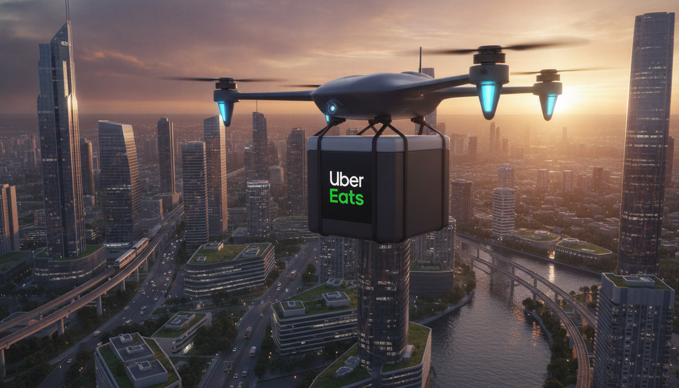 Uber ve Zipline'dan Stratejik Ortaklık: Uber Eats Teslimatlarına Drone Dönemi Başlıyor