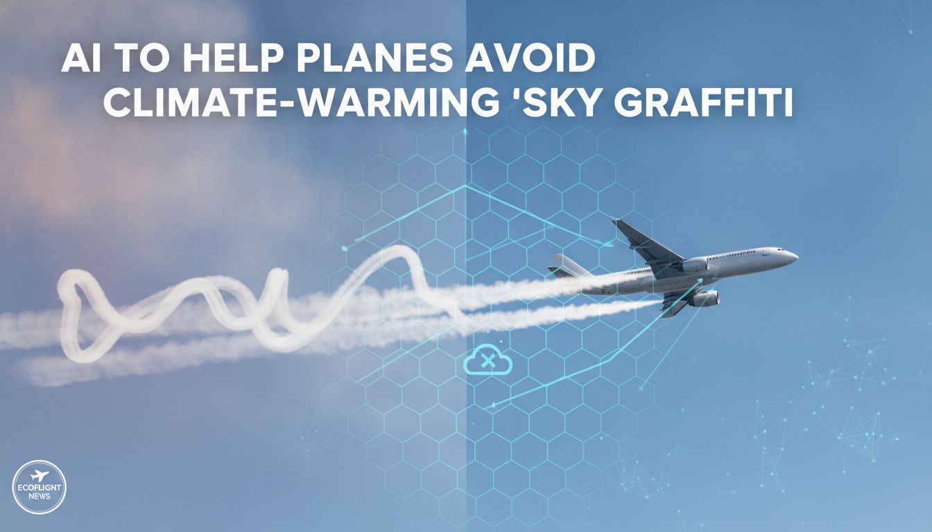 AI to help planes avoid climate-warming 'sky graffiti'