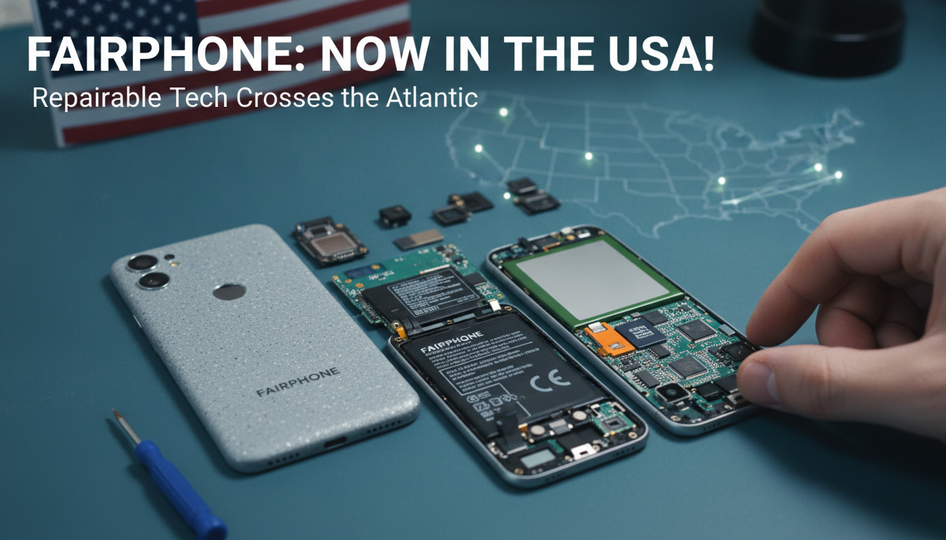 Fairphone is launching its latest repairable phone in the US too