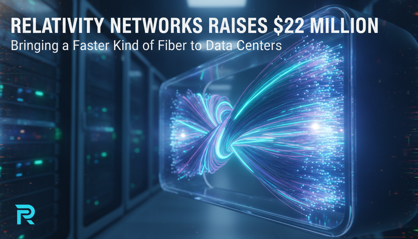 Relativity Networks raises $22 million to bring a faster kind of fiber to data centers