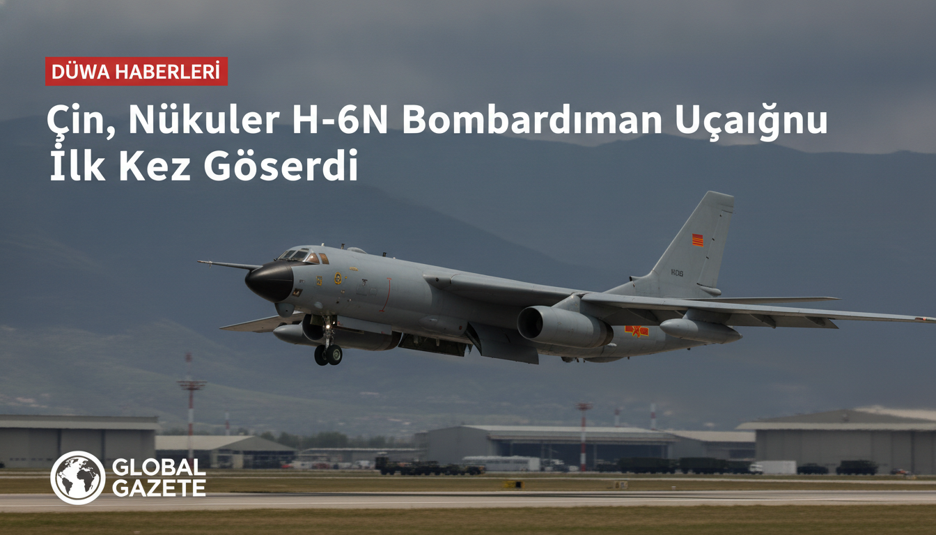 Çin, Nükleer H-6N Bombardıman Uçağını İlk Kez Gösterdi