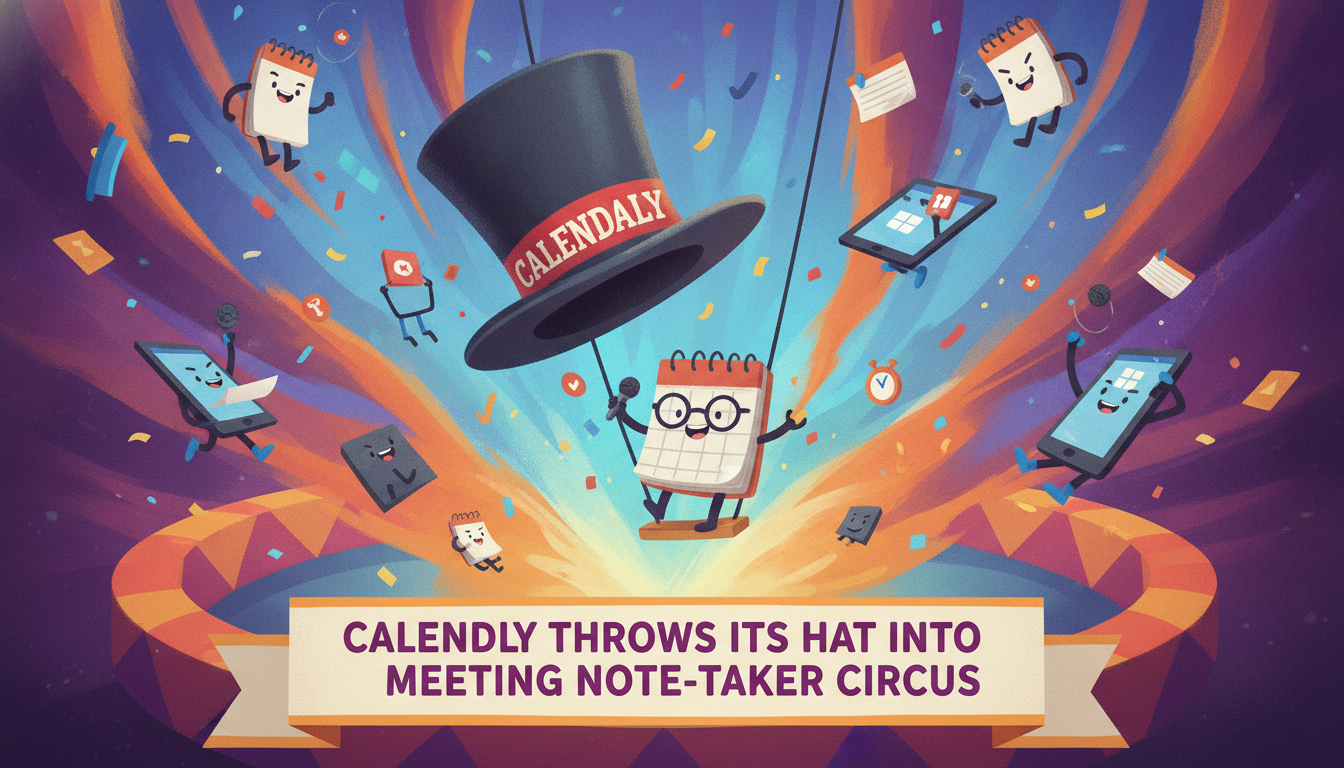 Calendly throws its hat into meeting note-taker circus