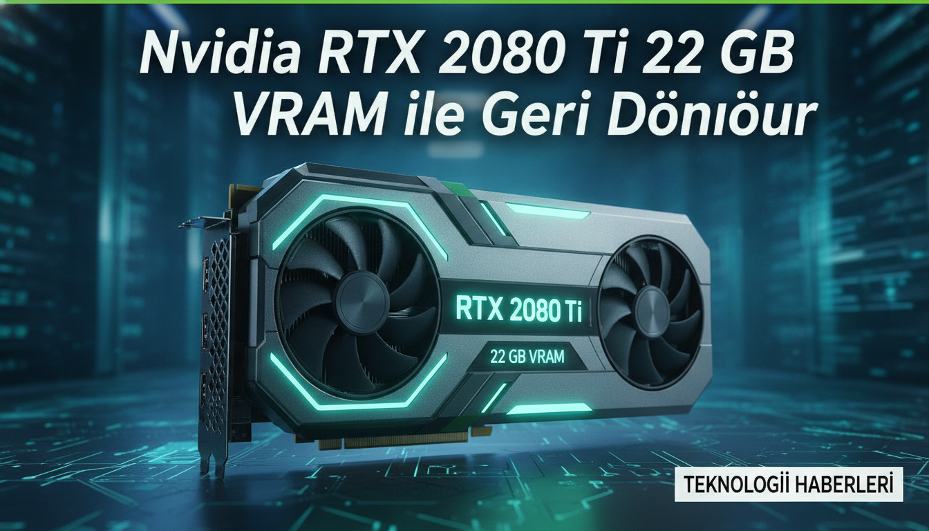 Nvidia RTX 2080 Ti 22 GB VRAM ile Geri Dönüyor