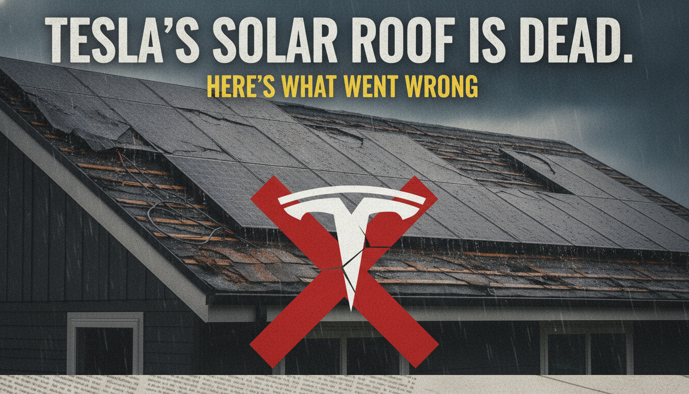Tesla’s solar roof is dead. Here’s what went wrong