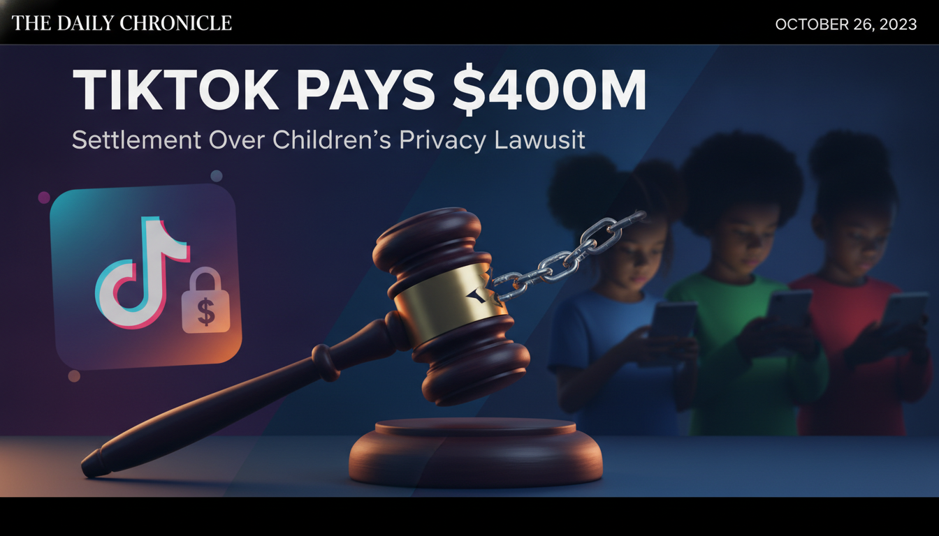 TikTok reaches $400M settlement over children’s privacy lawsuit