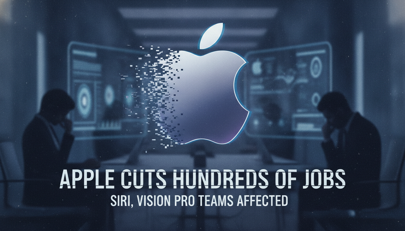 Apple is reportedly cutting hundreds of jobs from Siri, Vision Pro teams