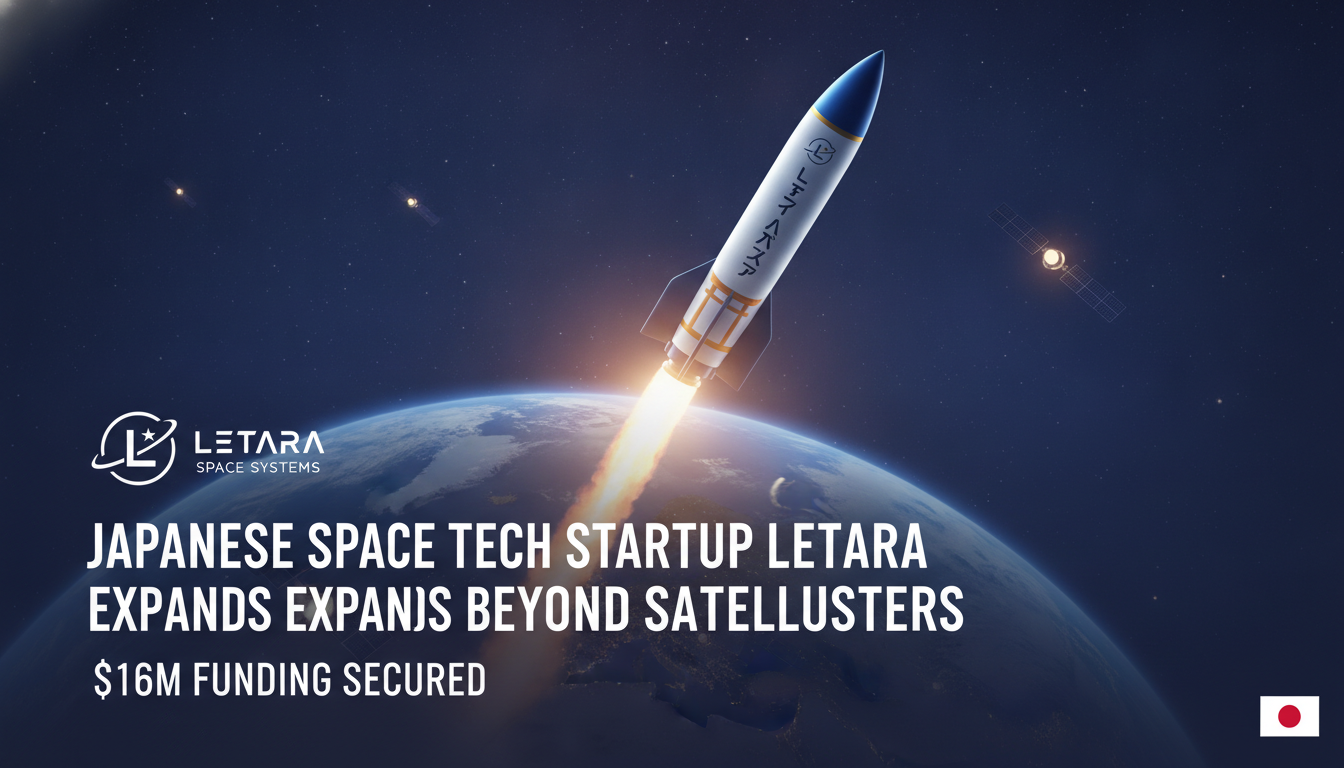 Japanese space tech startup Letara expands beyond satellite thrusters with $16M