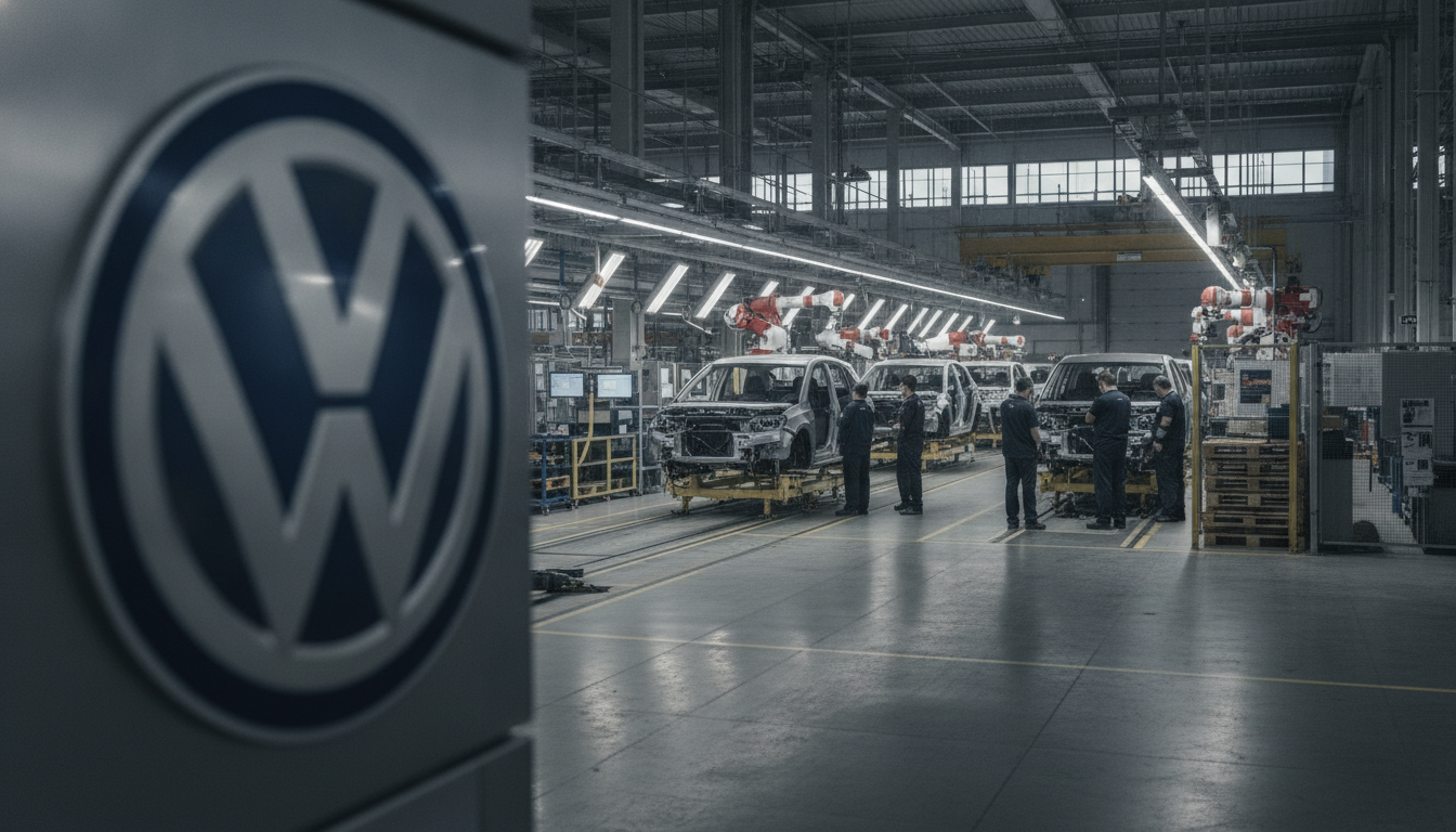 Volkswagen'de Tarihi Küçülme: Fabrika Kapatma ve İşten Çıkarma Planları Masada
