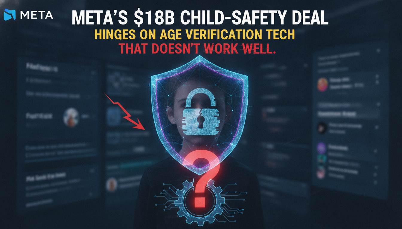Meta’s $18B child-safety deal hinges on age verification tech that doesn’t work well