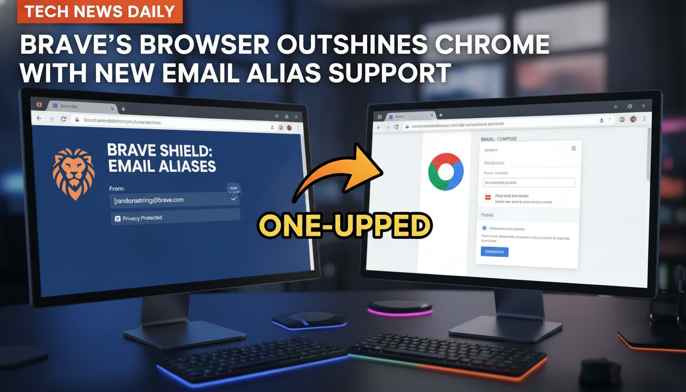 Brave’s browser one-ups Chrome with its new support for email aliases