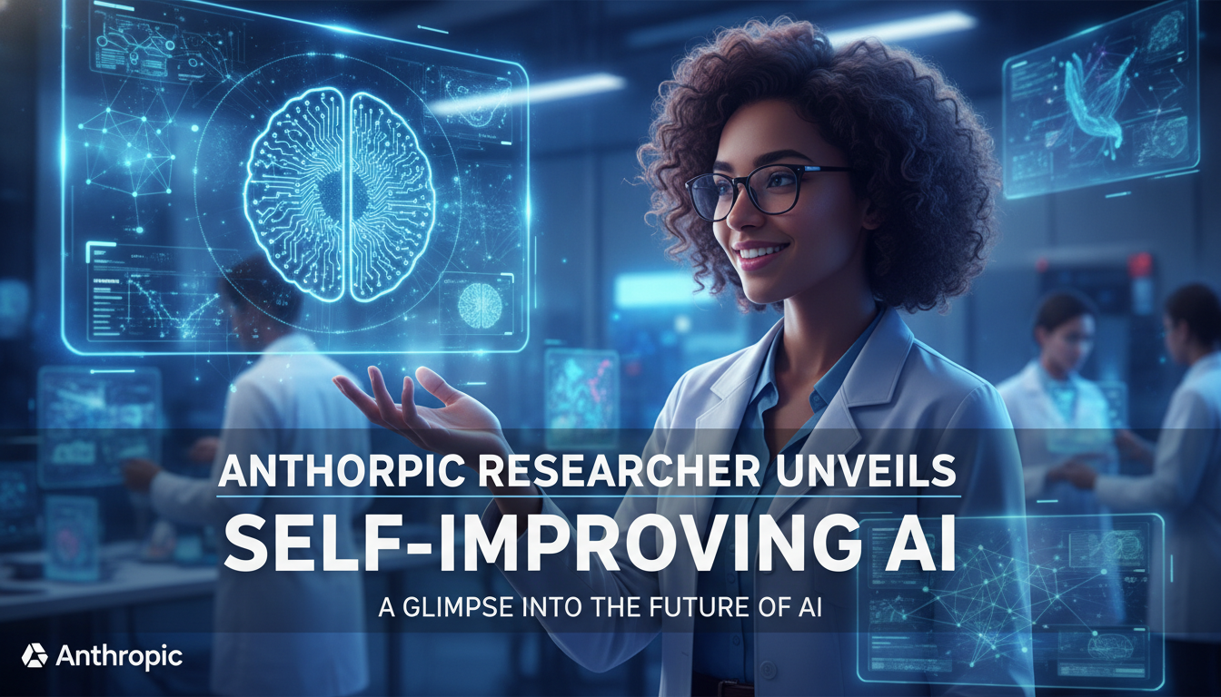 An Anthropic researcher just gave us a peek at self-improving AI