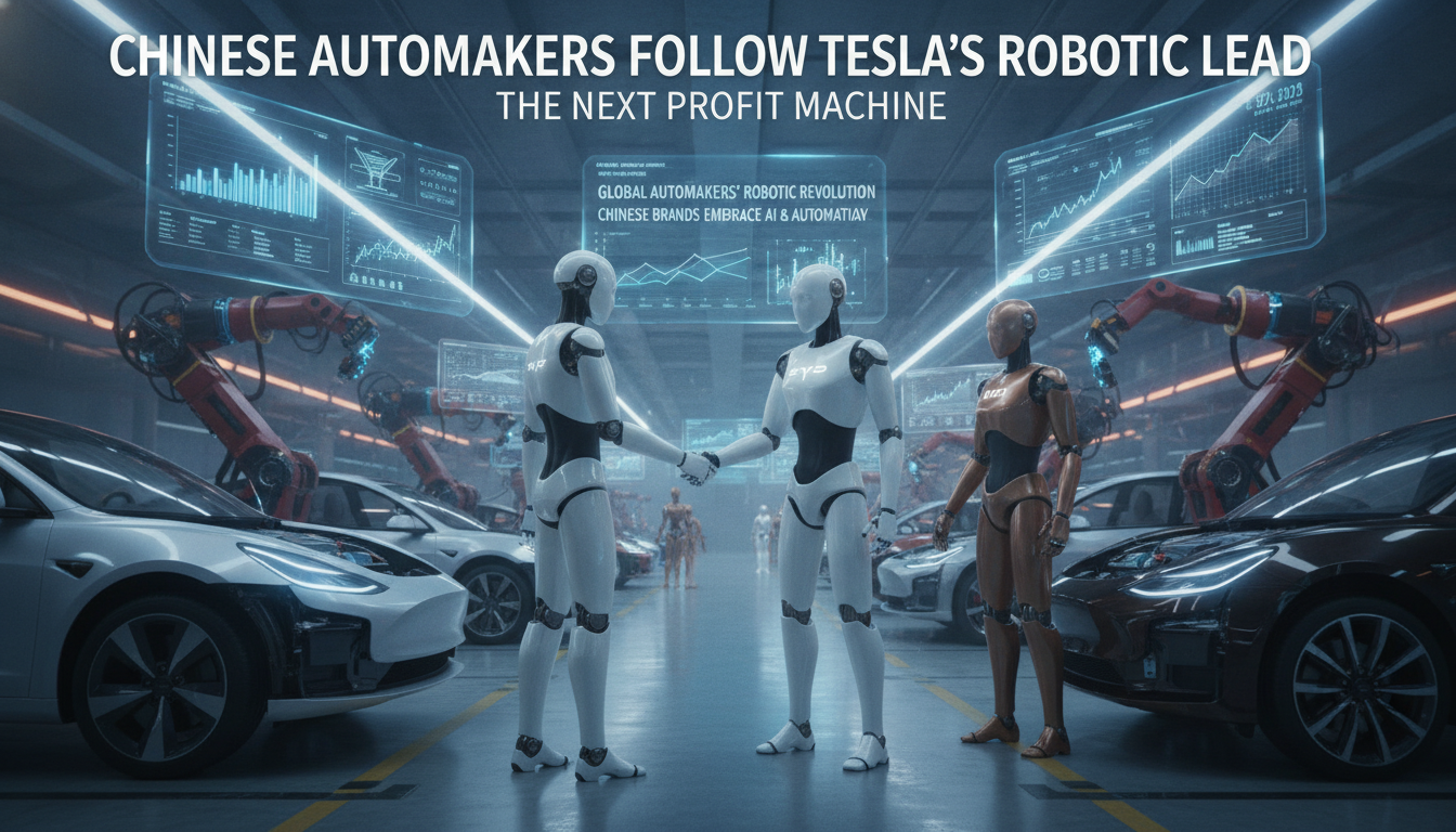 Chinese automakers are following Tesla’s bet that robots are the next big profit machine