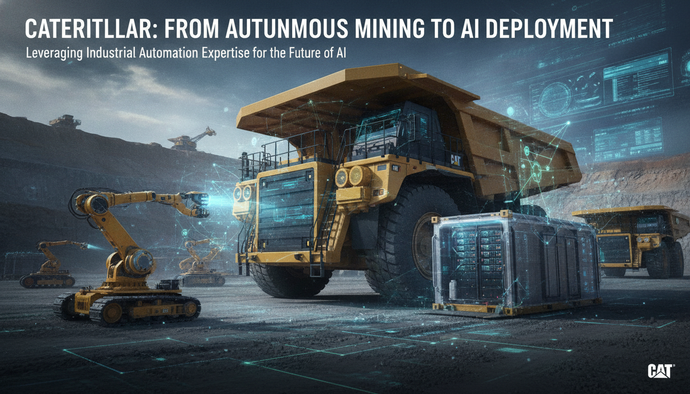 Caterpillar is bringing to AI deployment what it learned from automating mining
