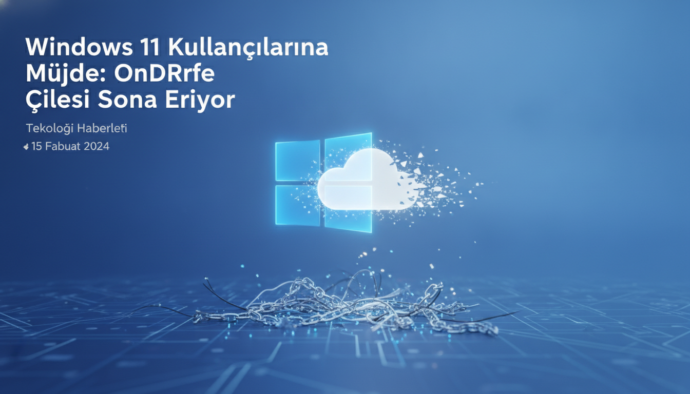 Windows 11 Kullancılarına Müjde: OneDrive Çilesi Sona Eriyor
