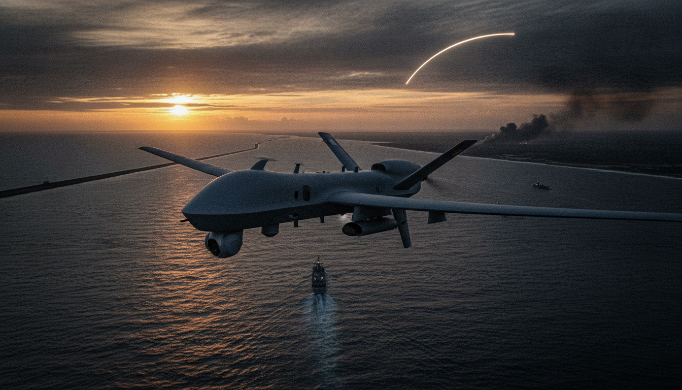 İran, Hürmüz Boğazı'nda ABD'ye Ait Bir MQ-9 Reaper İHA Daha Düşürdü
