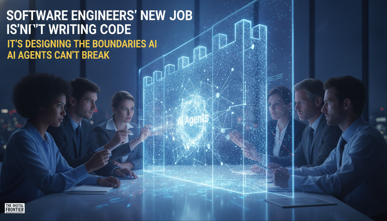 Software engineers' new job isn't writing code — it's designing the boundaries AI agents can't break