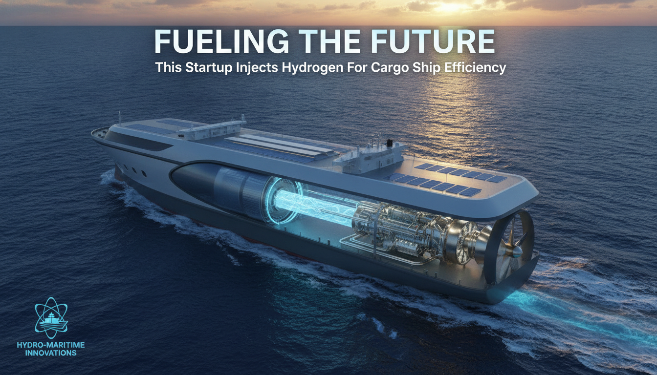 This startup is fuel-injecting hydrogen to make cargo ships more efficient
