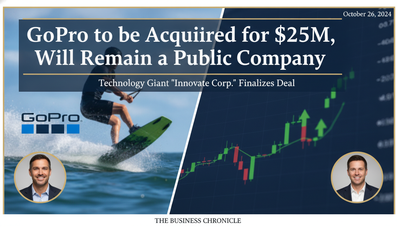 GoPro to be acquired for $285M, will remain a public company