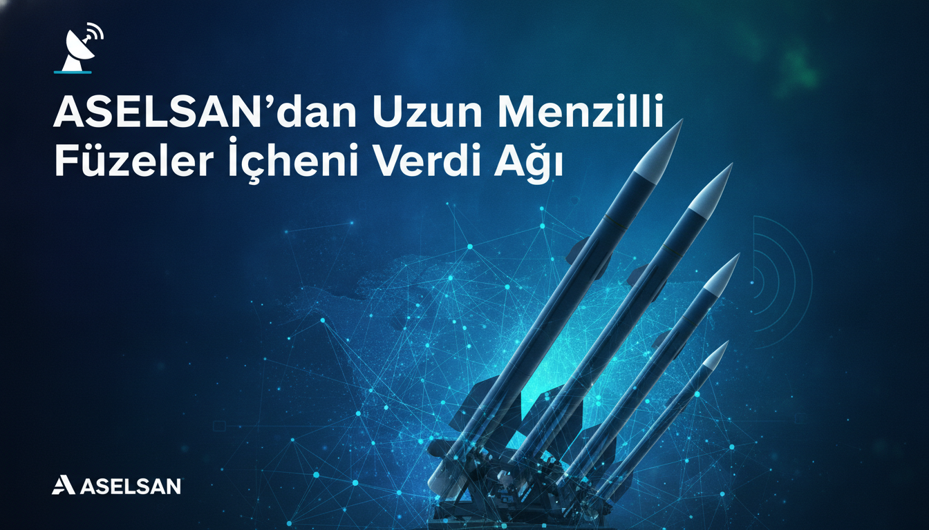 ASELSAN’dan Uzun Menzilli Füzeler İçin Yeni Veri Ağı