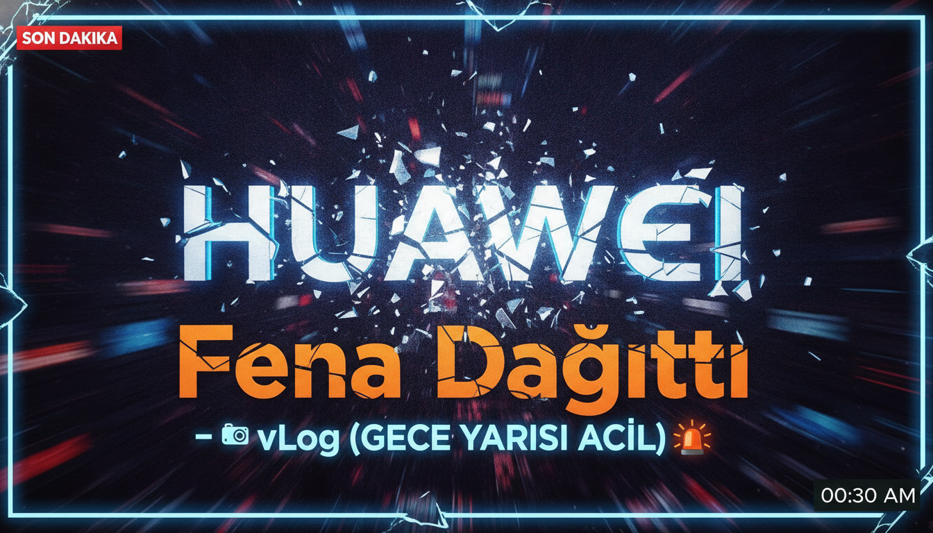 HUAWEI Fena Dağıttı – vLog (GECE YARISI ACİL)