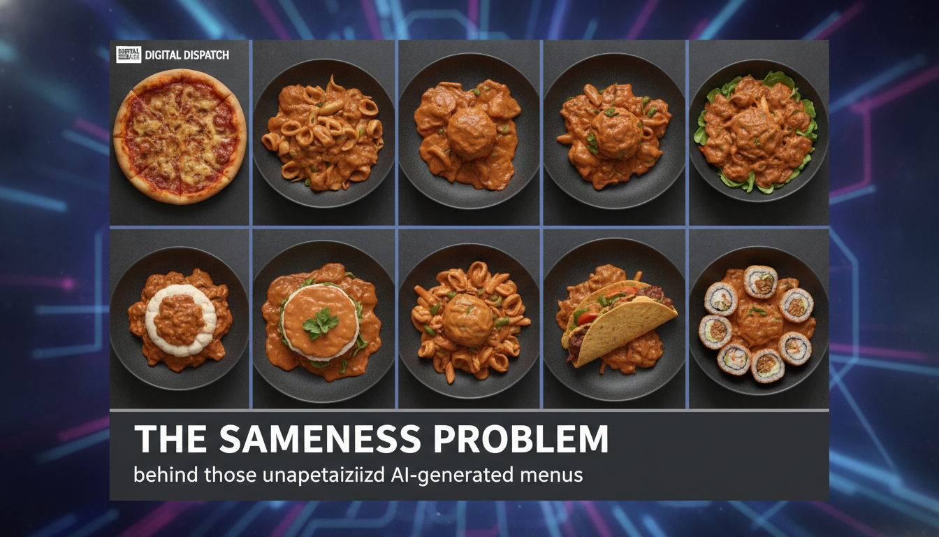 The sameness problem behind those unappetizing AI-generated menus