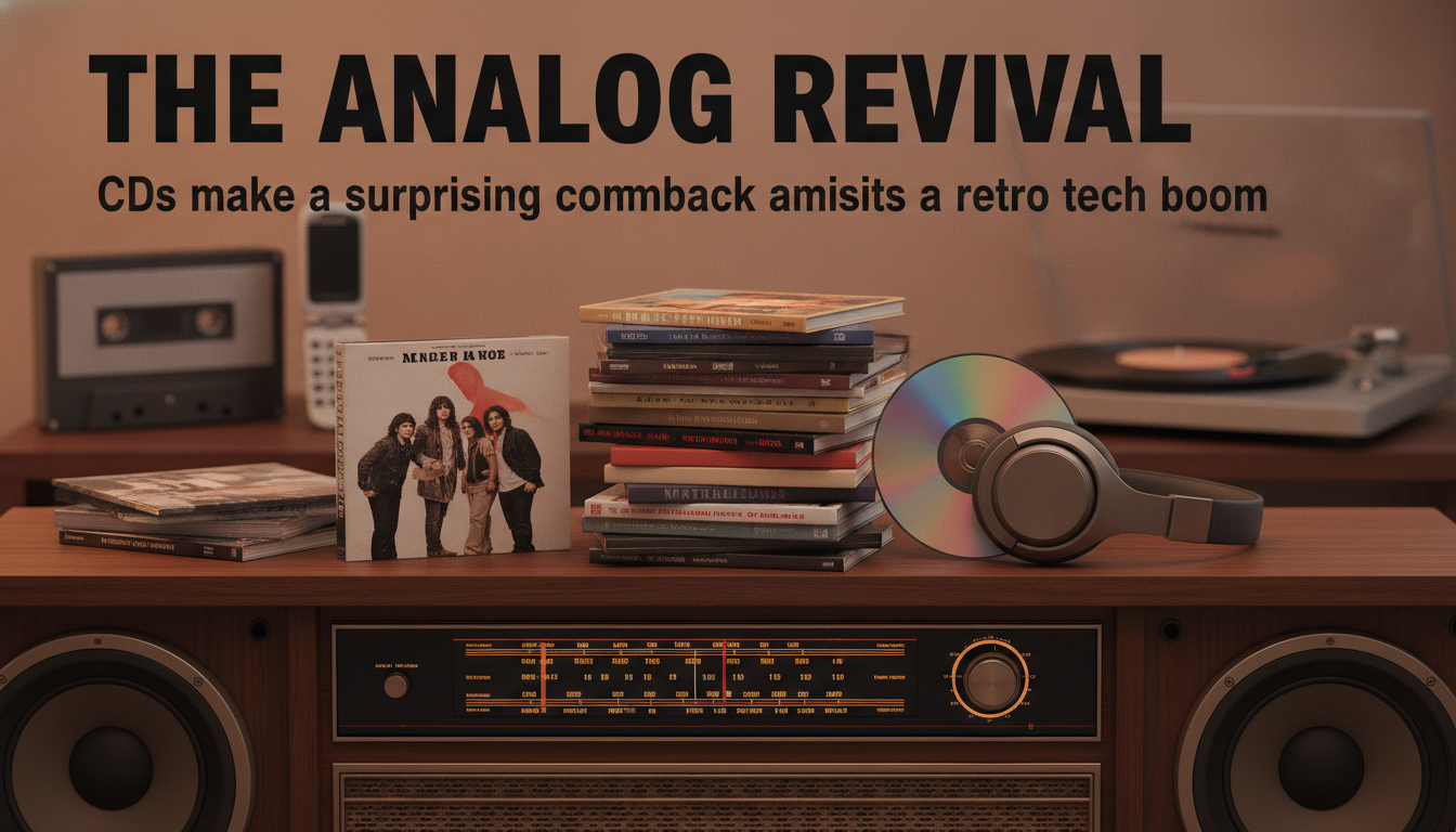CD sales are making an unexpected comeback amid a retro tech boom