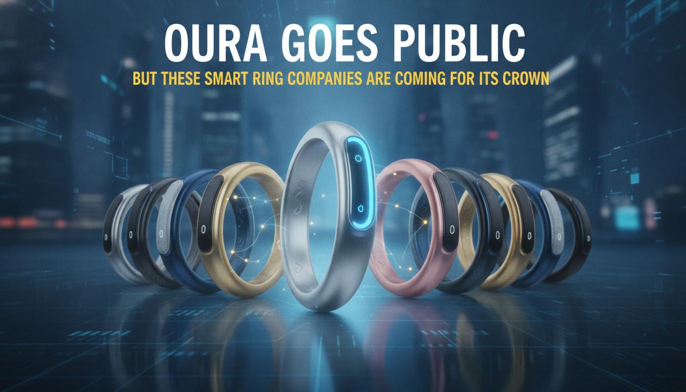 Oura is going public, but these smart ring companies are coming for its crown