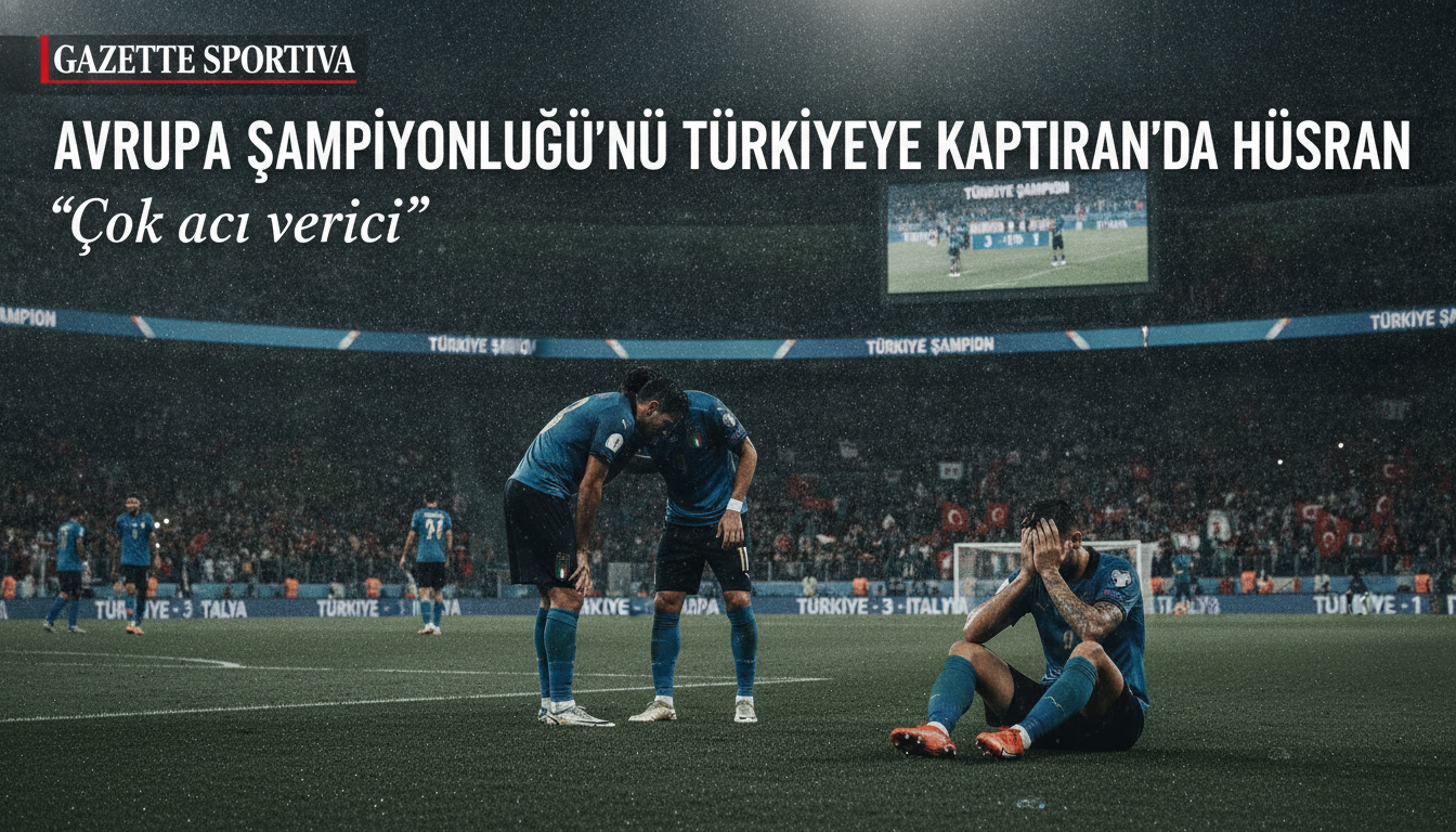 Avrupa Şampiyonluğu'nu Türkiye'ye kaptıran İtalya'da hüsran: 'Çok acı verici'