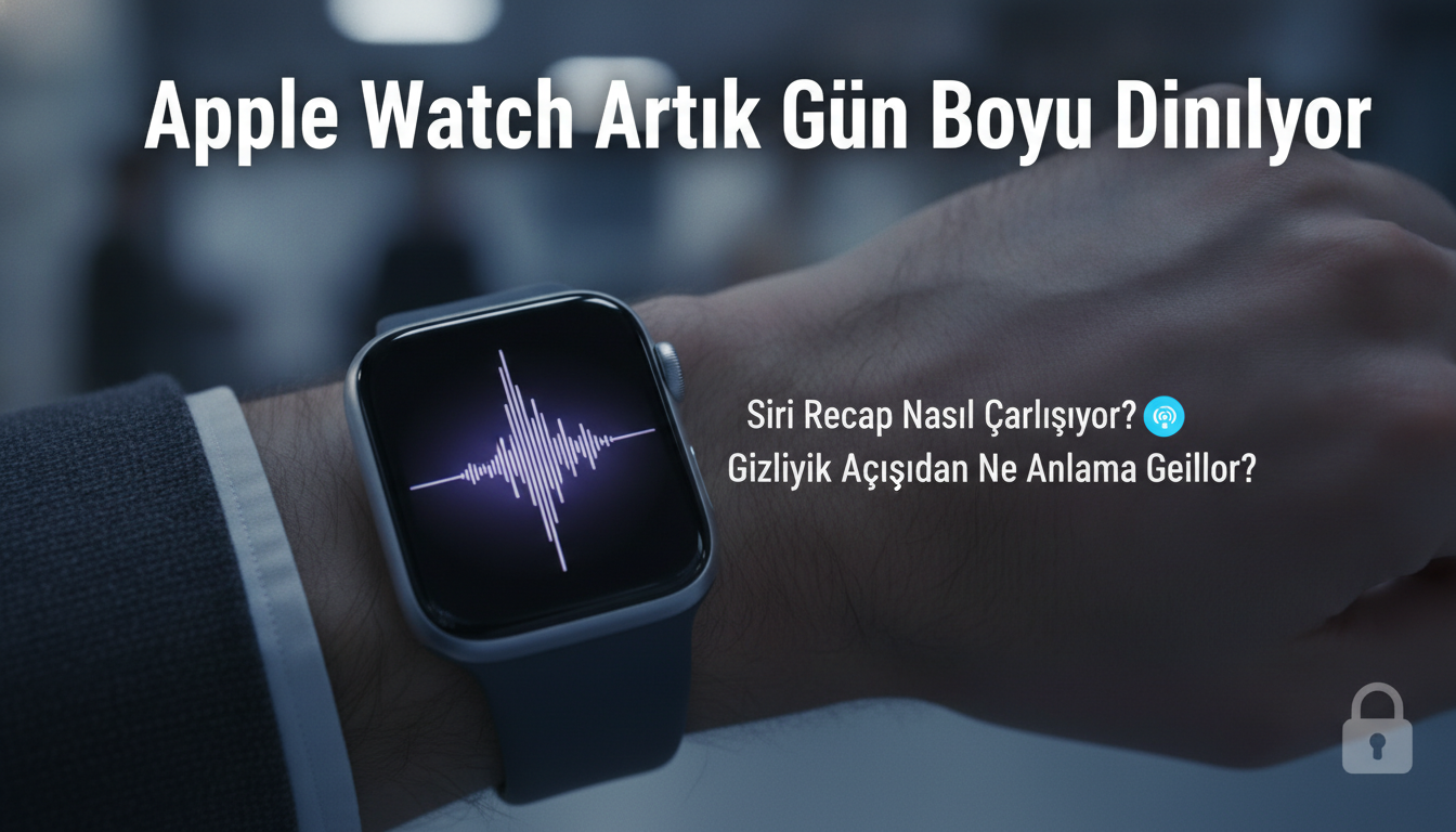 Apple Watch Artık Gün Boyu Dinliyor: Siri Recap Nasıl Çalışıyor, Gizlilik Açısından Ne Anlama Geliyor?