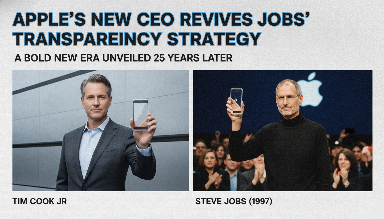 Apple’s new CEO is reviving a Steve Jobs strategy from 25 years ago
