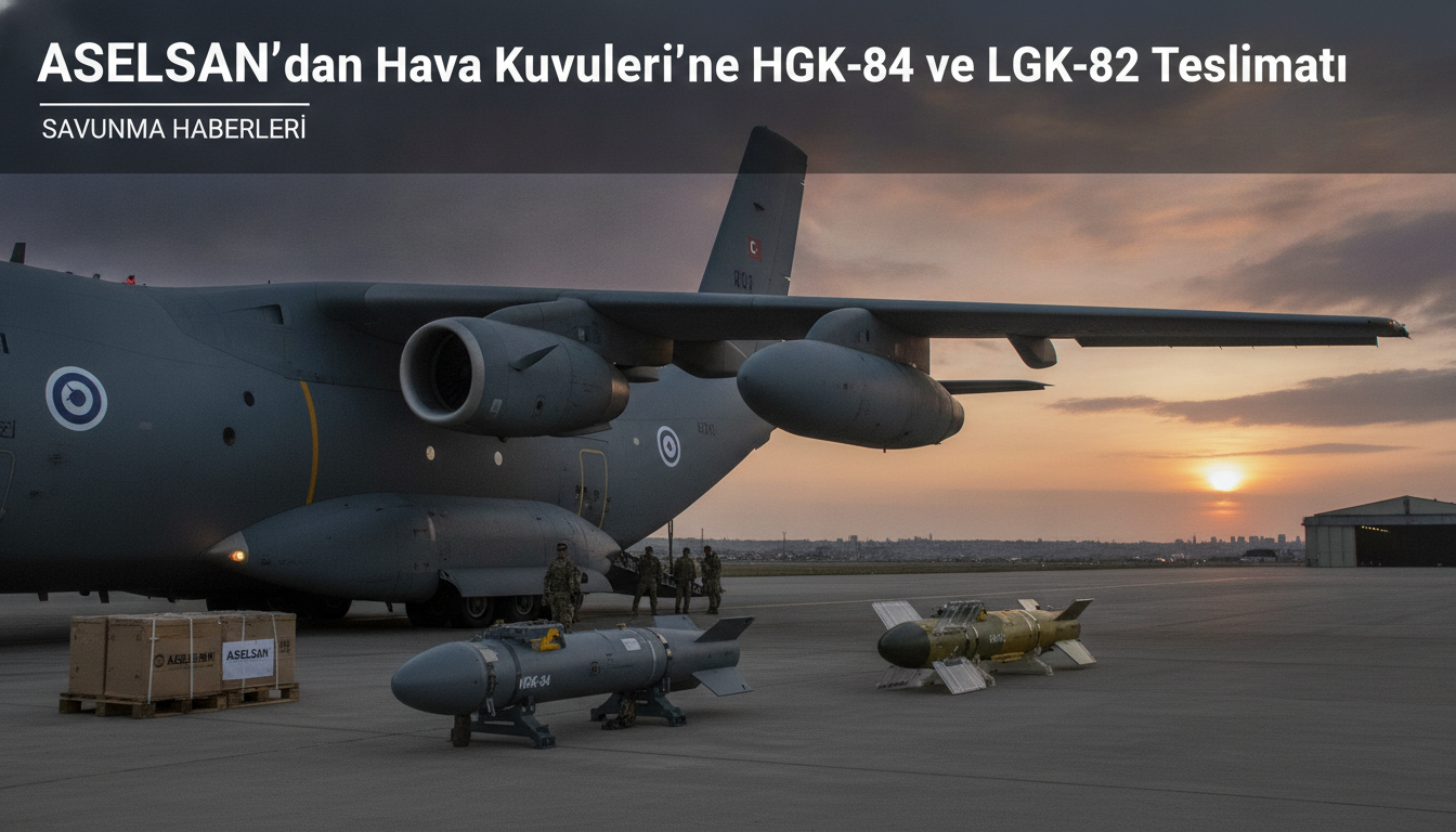 ASELSAN’dan Hava Kuvvetleri’ne HGK-84 ve LGK-82 Teslimatı