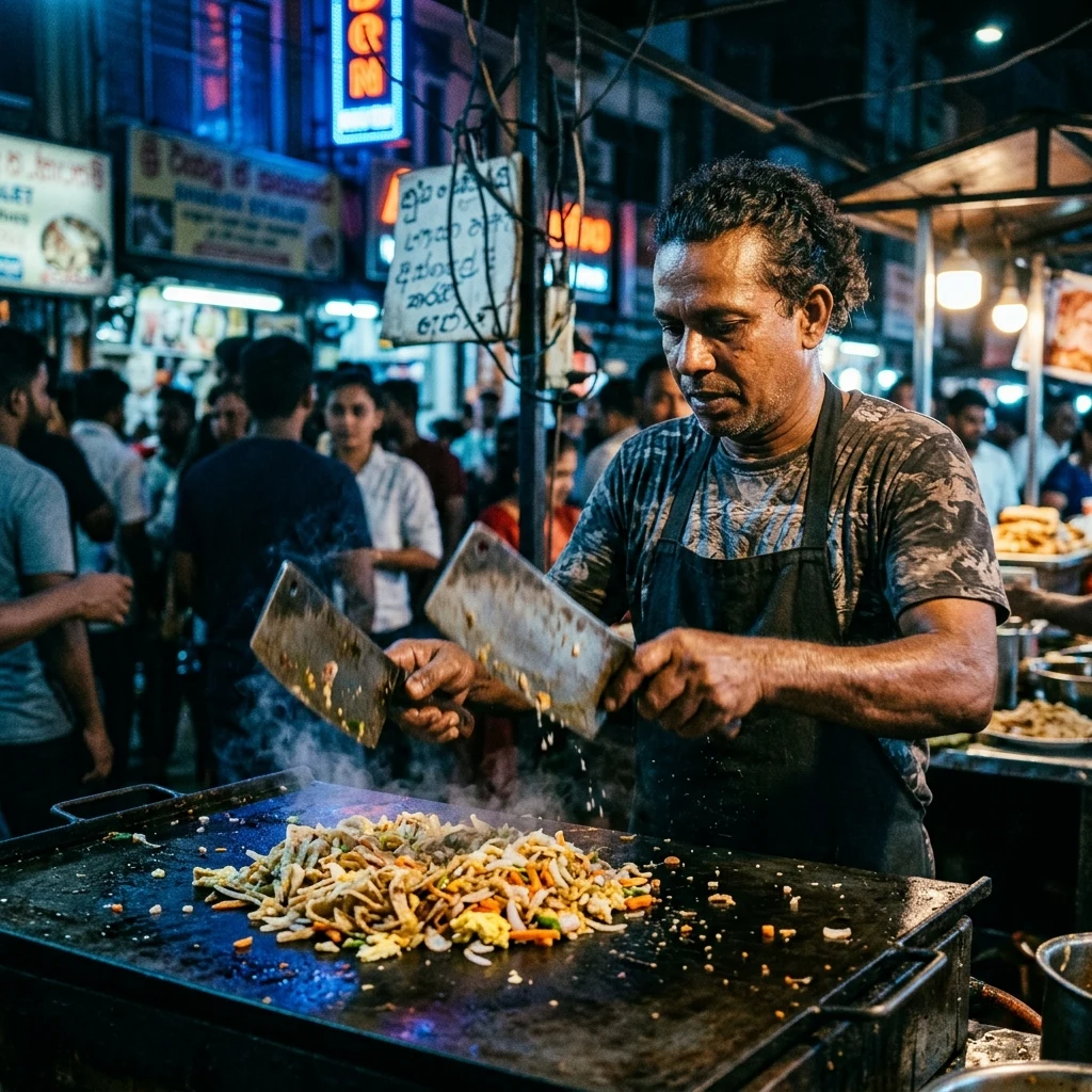 Streetfood: Kothu Roti in Colombo