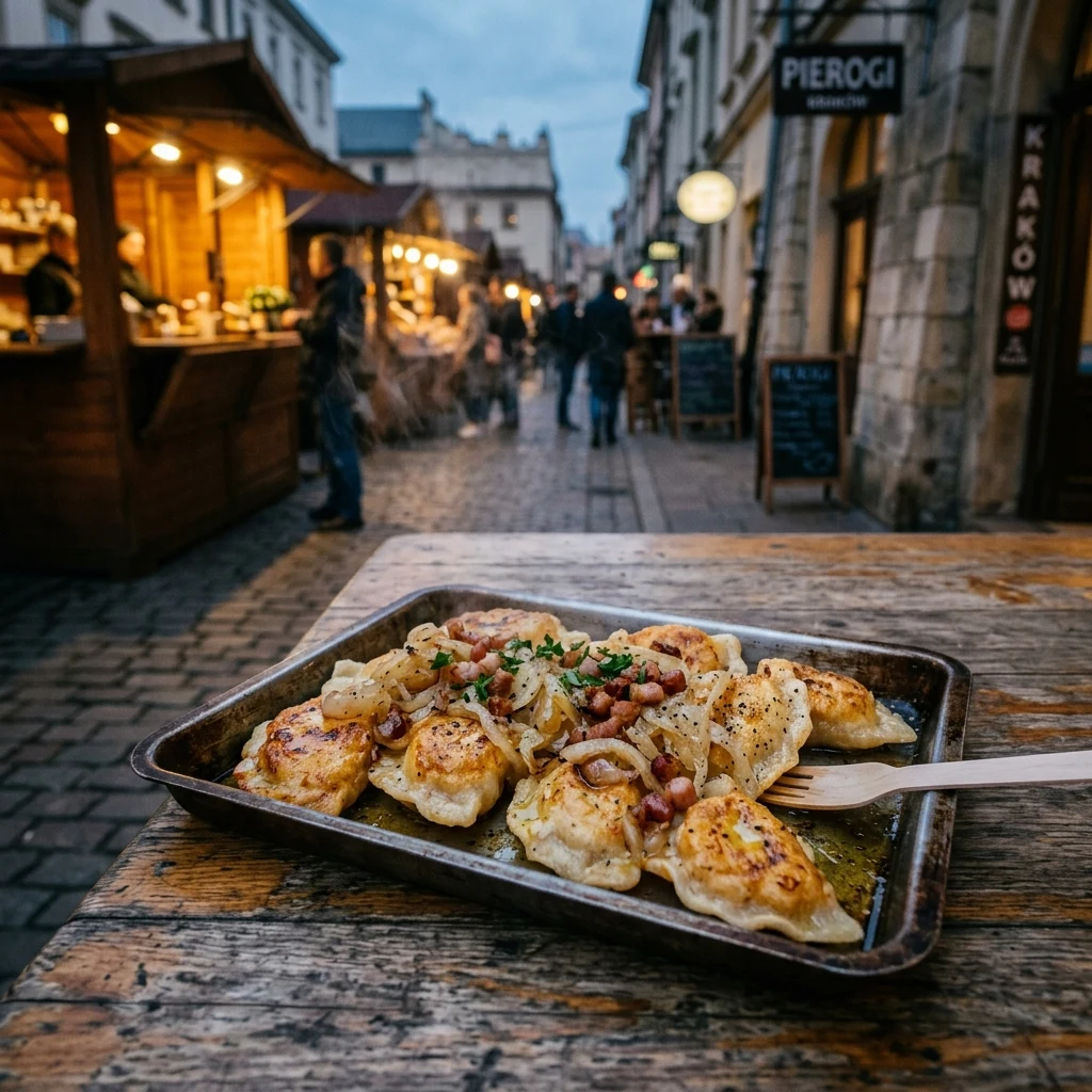 Streetfood: Pierogi in Krakow