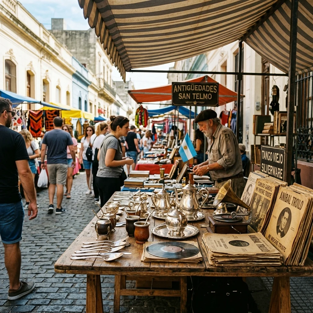 A morning market in San Telmo