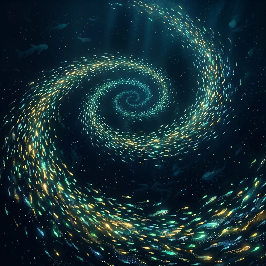 Deep sea bioluminescence
