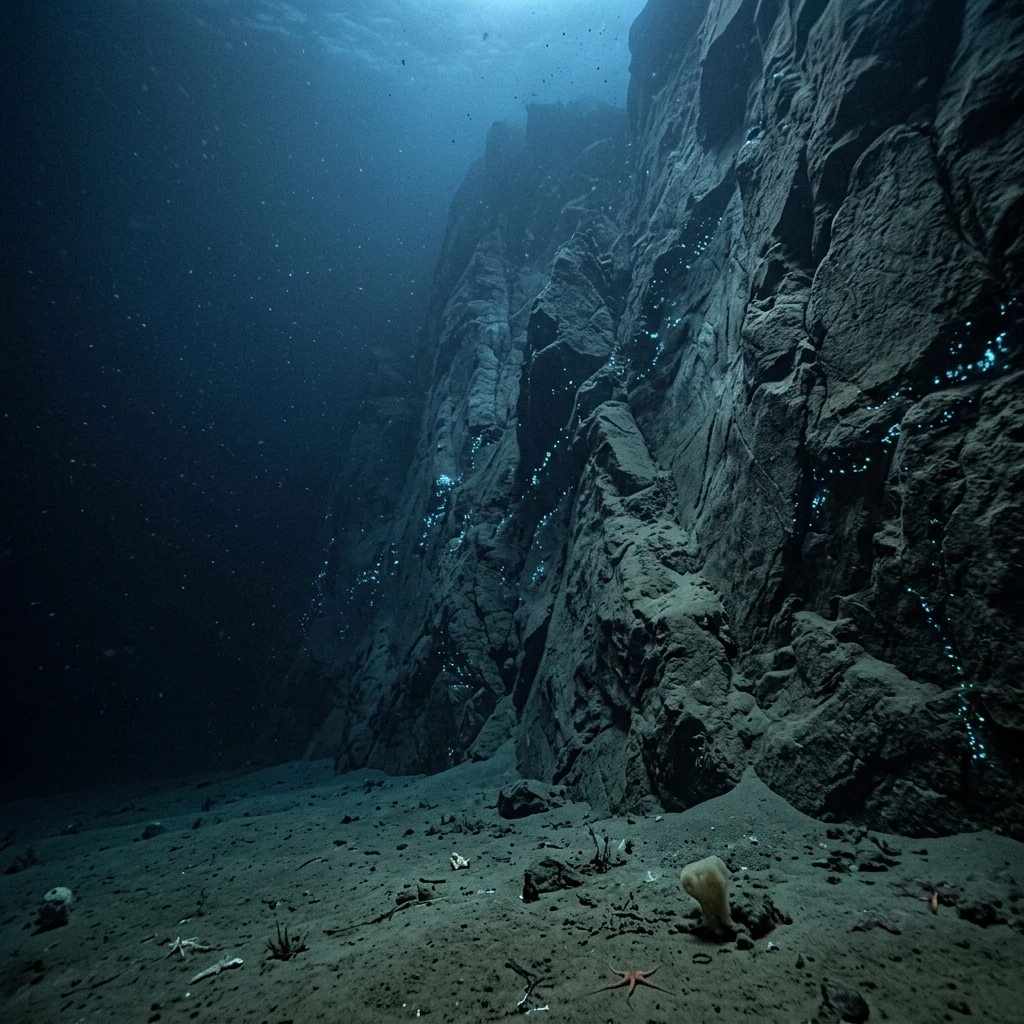 A 3D bathymetric render of the massive
