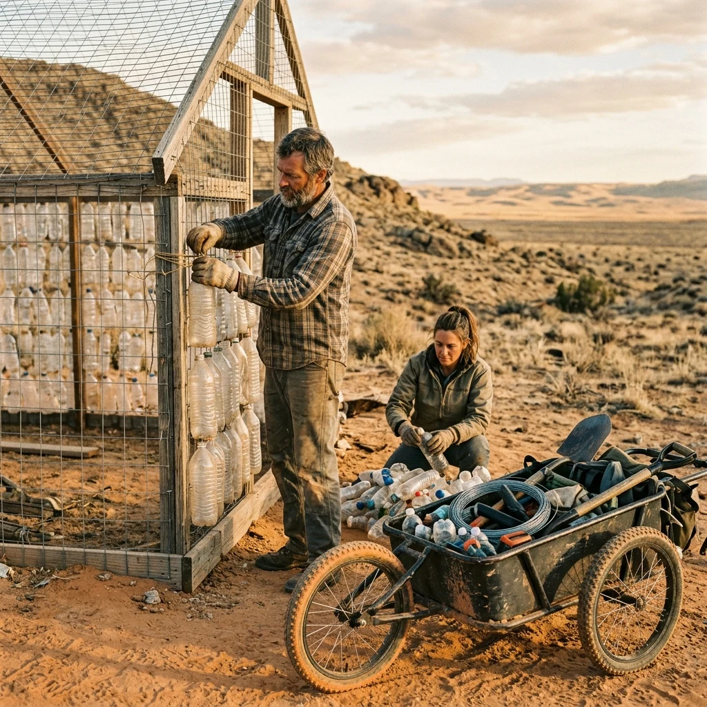 Building a greenhouse in the desert