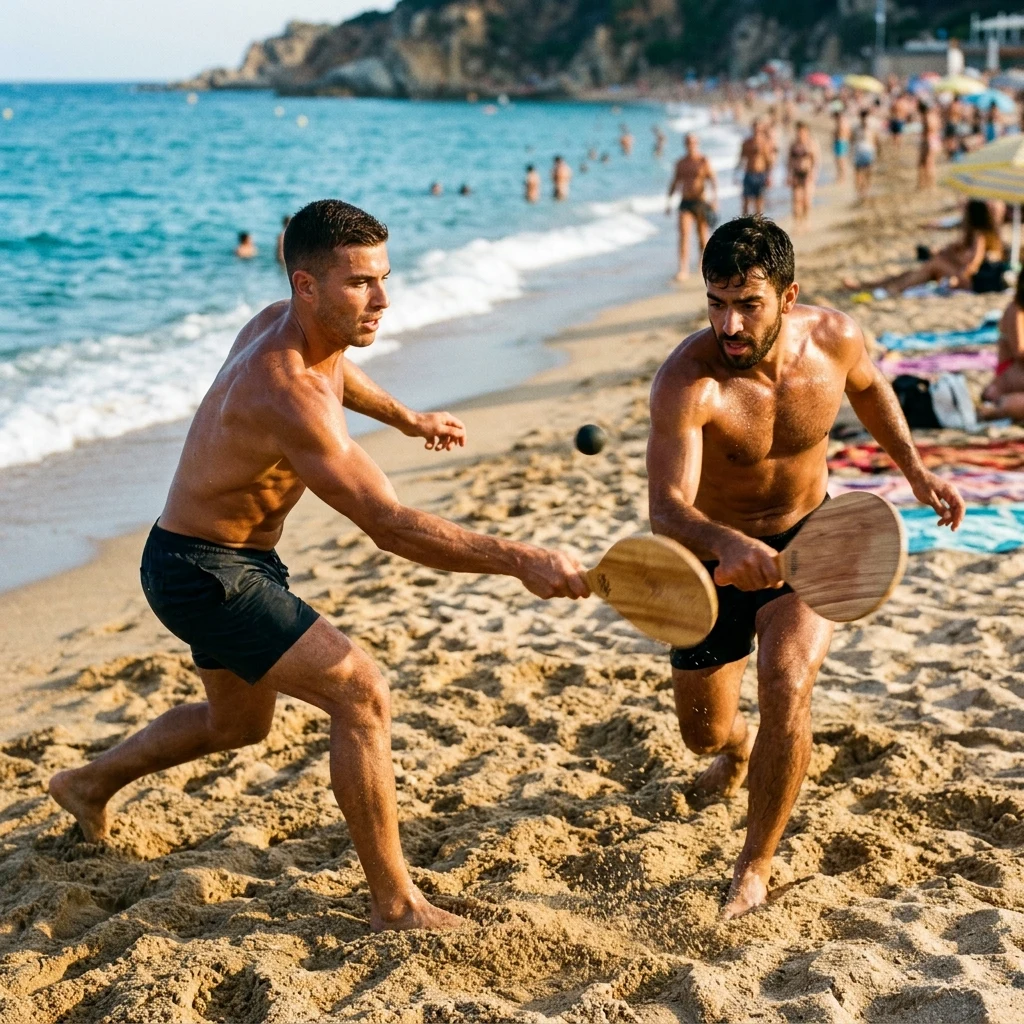 A crowded shore at Gordon Beach in Tel Aviv