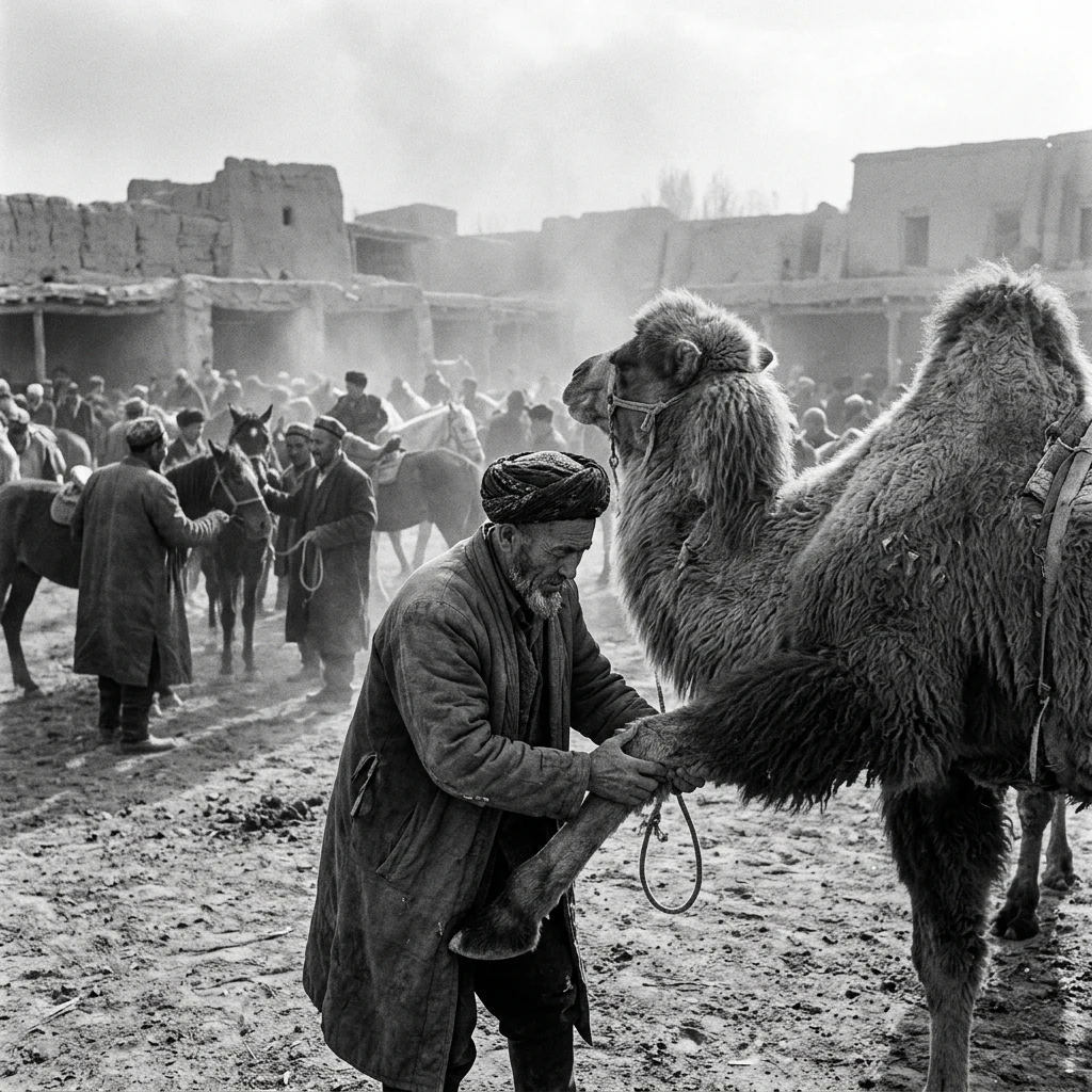 An ancient Sunday market in Kashgar