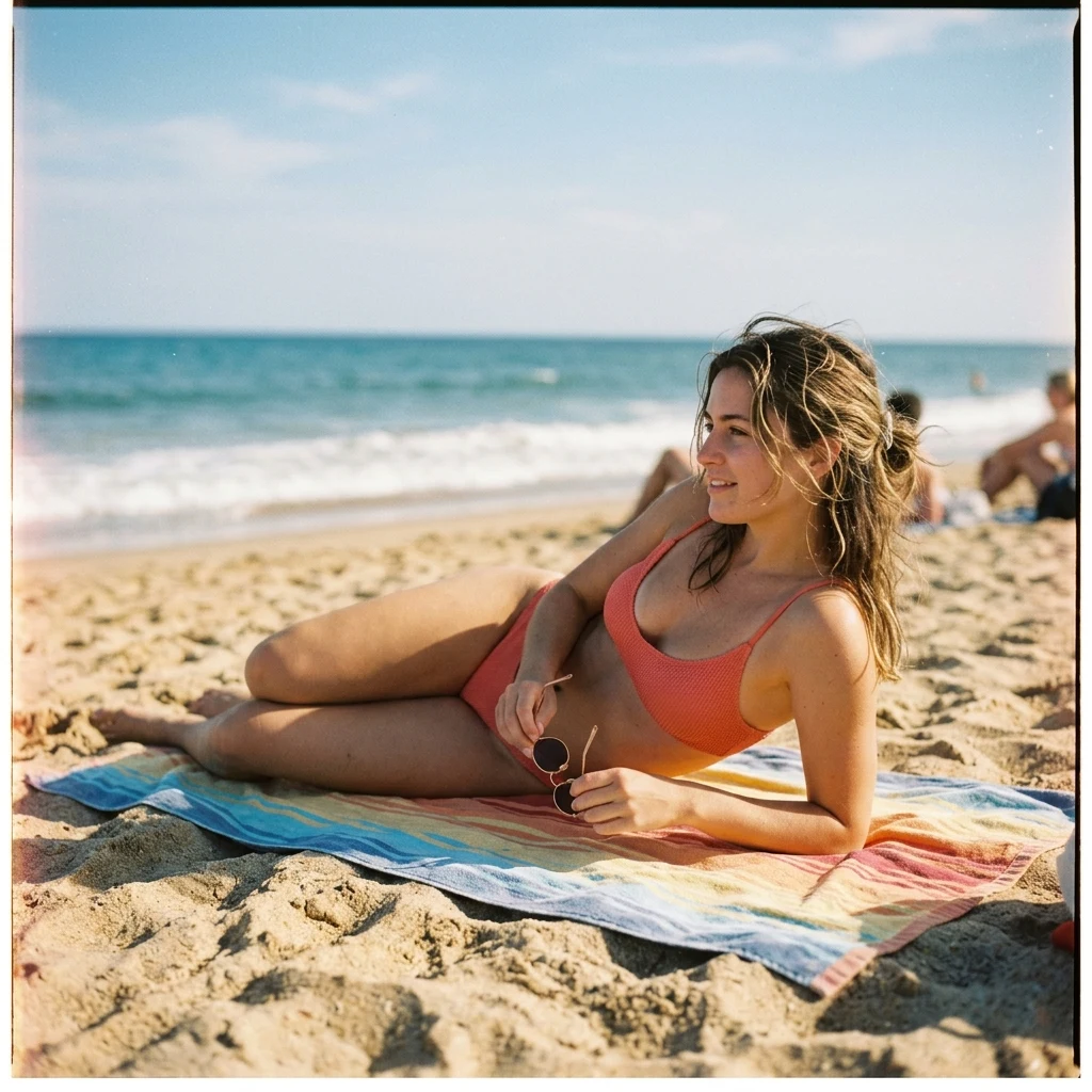 Summer afternoon at the beach